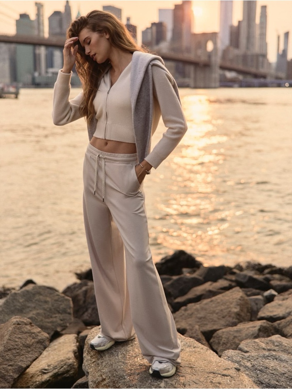 Vuori Halo Essential Wide Leg Pant Large